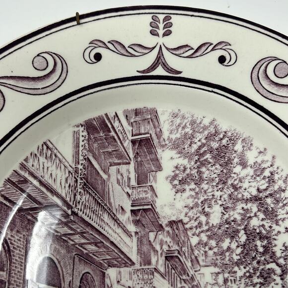 Vintage Scenes of Old New Orleans by Crown Ducal Pirates Alley Collectable Plate - Picture 4 of 10